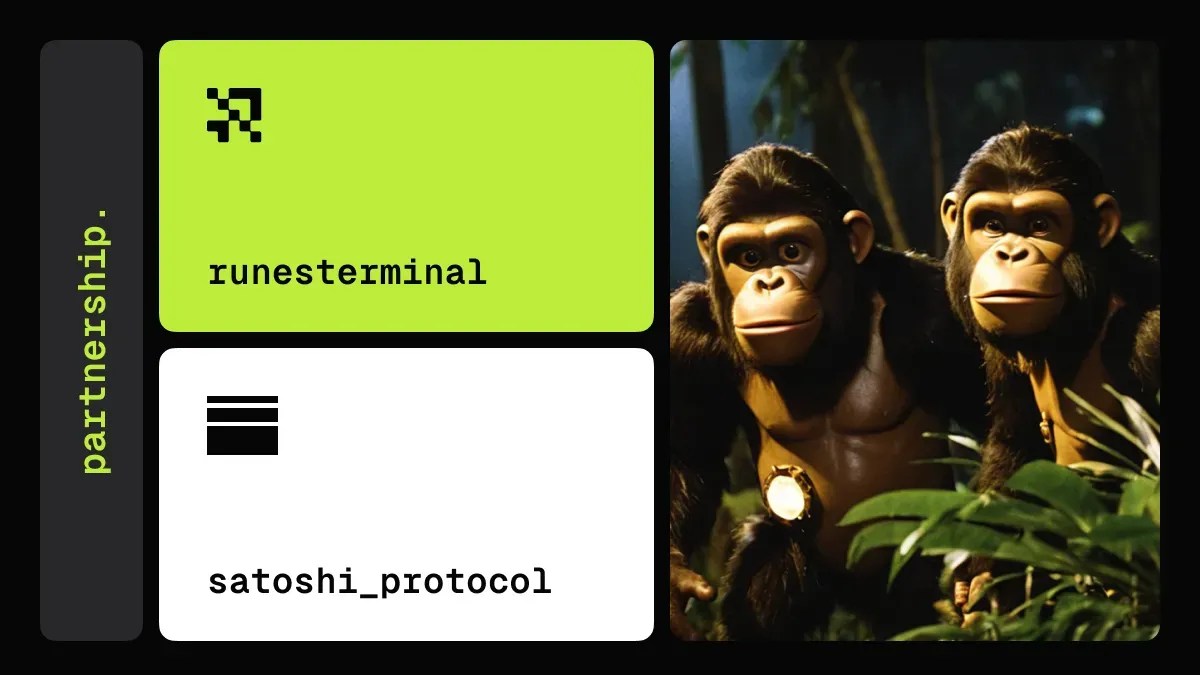 ‘OSHI!’: The Satoshi Protocol x RunesTerminal Collab