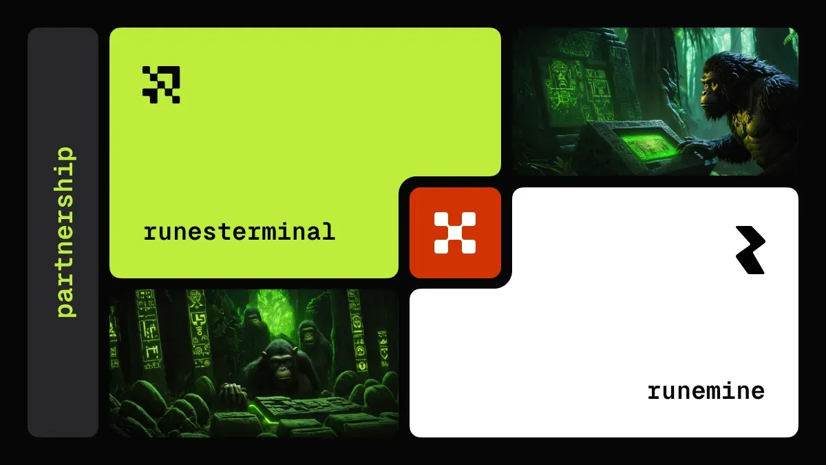 Digging Foundations: RuneMine x RunesTerminal