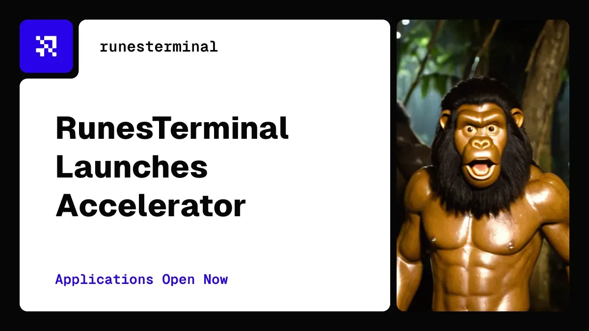 Runes Terminal Launches Accelerator: Applications Open Now