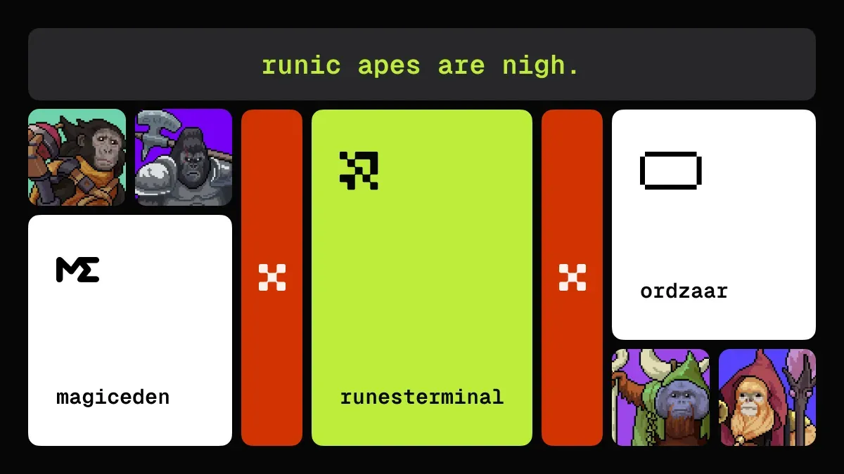 Runic Apes Are Nigh