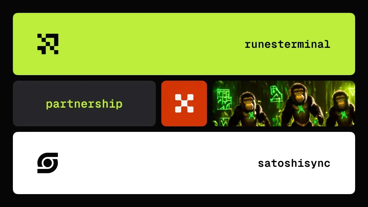Totally in Sync: SatoshiSync x Runes Terminal